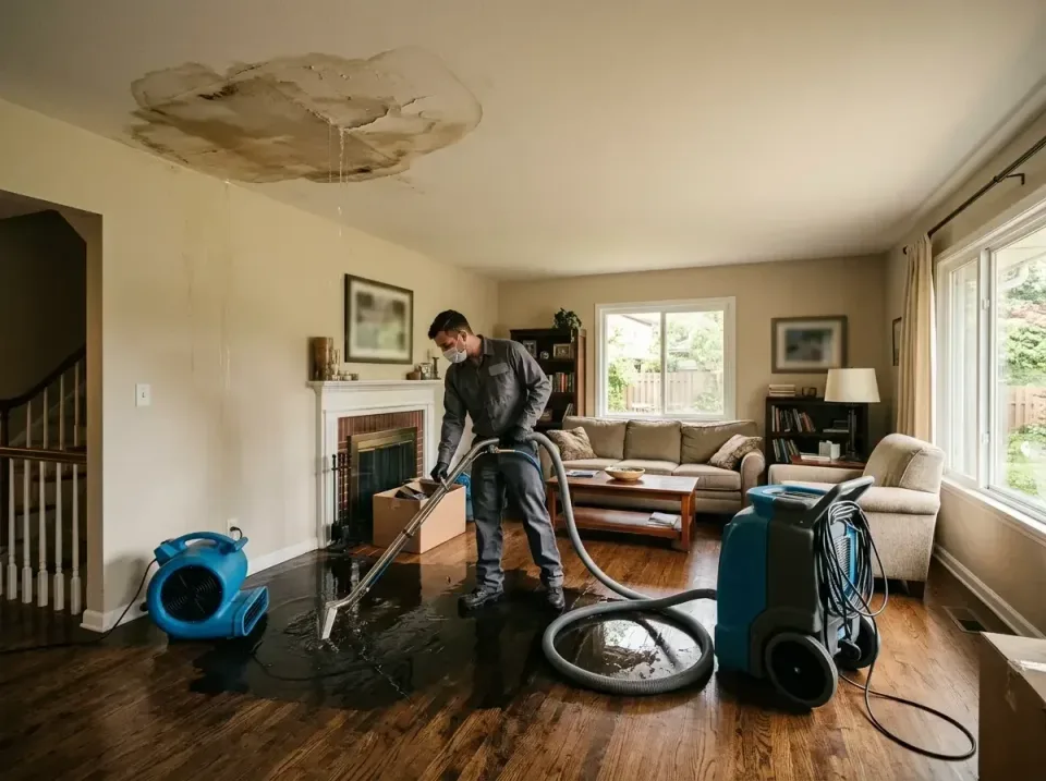 attic-pipe-burst-ceiling-drip-008 — frequently asked questions, Water Damage Restoration & Carpet Care in Lincoln Park, NY